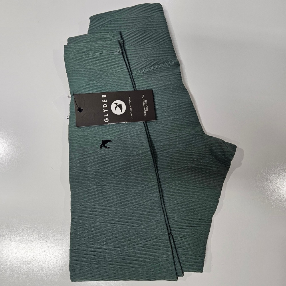 Glyder Boothe Leggings Women's Size XS Green NWT